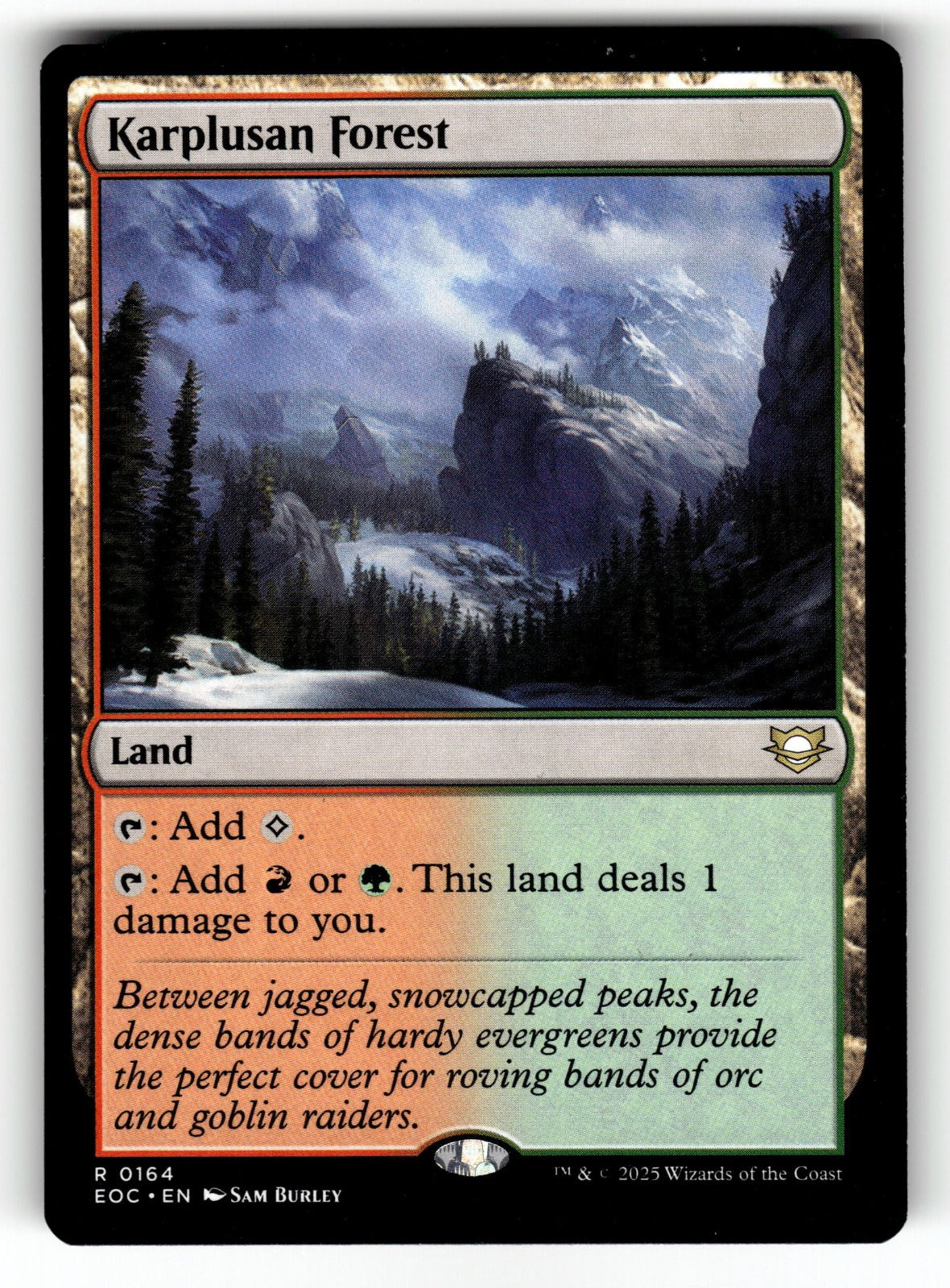 Karplusan Forest – 164 EOC: Commander: Edge of Eternities R NM