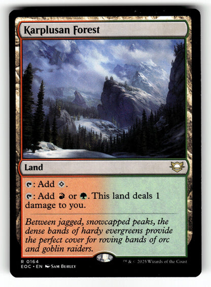 Karplusan Forest – 164 EOC: Commander: Edge of Eternities R NM