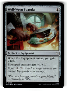 Well-Worn Spatula – 180 HOB: The Hobbit C Foil NM