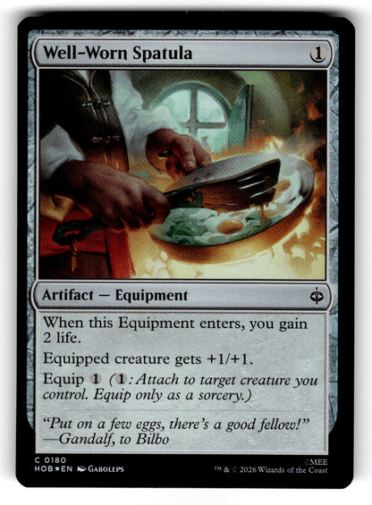Well-Worn Spatula – 180 HOB: The Hobbit C Foil NM