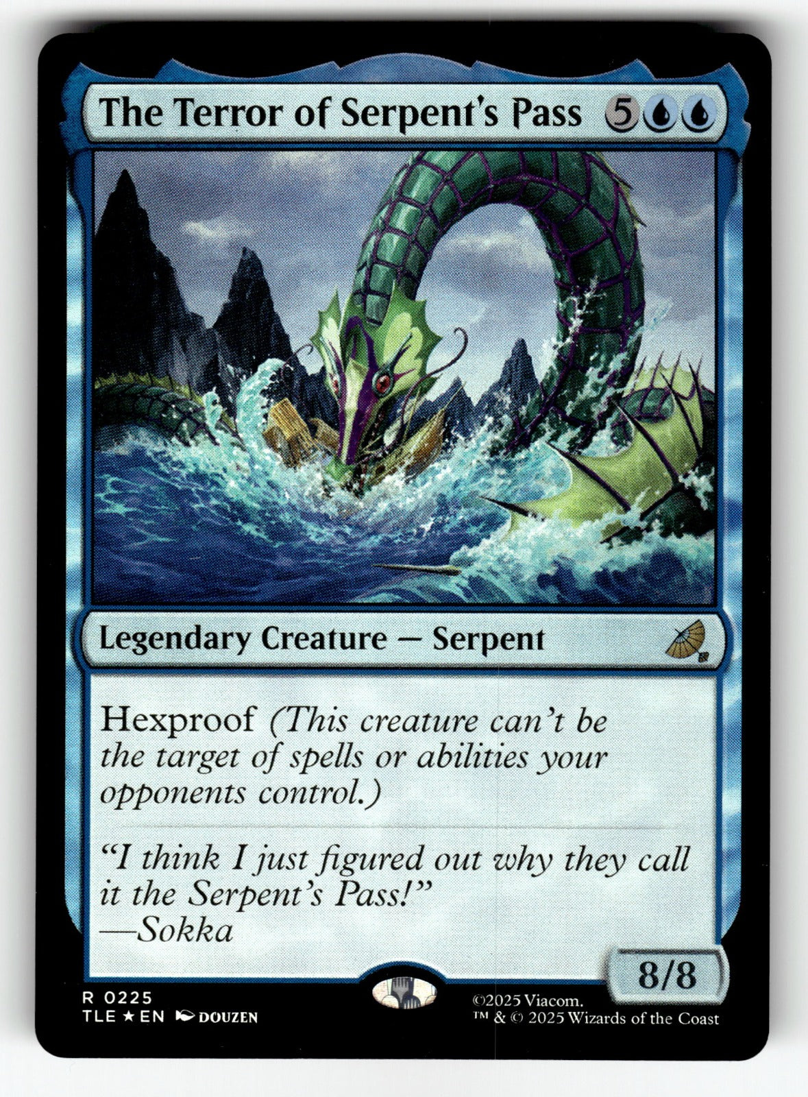The Terror of Serpent's Pass – 225 TLE: Avatar: The Last Airbender: Eternal-Legal R Foil NM