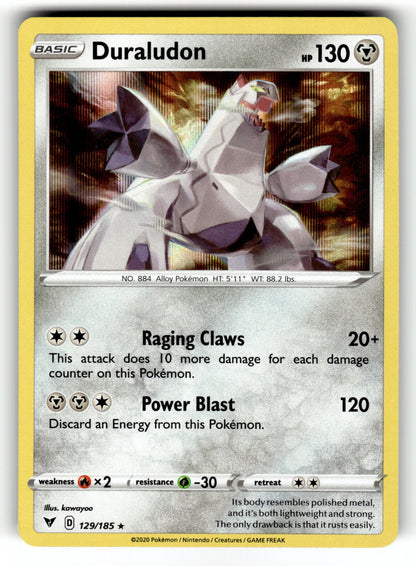 Duraludon – 129/185 SWSH04: SWSH04: Vivid Voltage Holo Rare NM