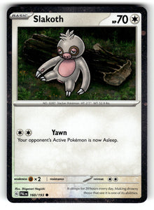 Slakoth (Cosmos Holo) – 160/193 MCAP: Miscellaneous Cards & Products Common Holo NM