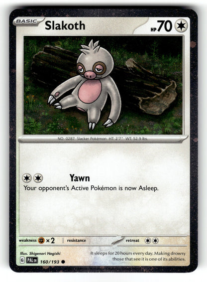 Slakoth (Cosmos Holo) – 160/193 MCAP: Miscellaneous Cards & Products Common Holo NM