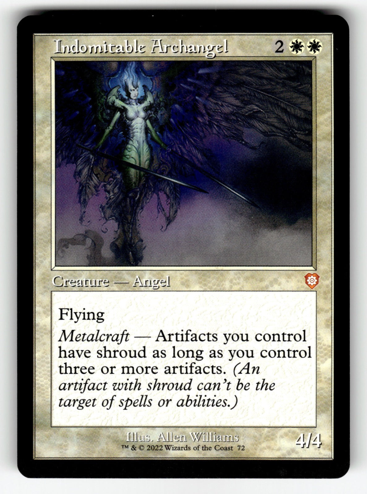 Indomitable Archangel (Retro Frame) – 72 BRC: Commander: The Brothers' War M NM