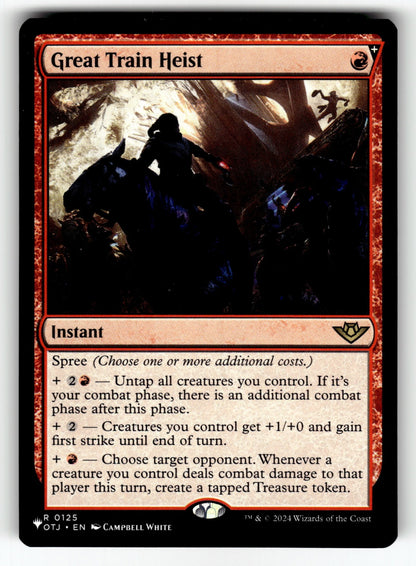 Great Train Heist – 125 LIST: The List Reprints R NM