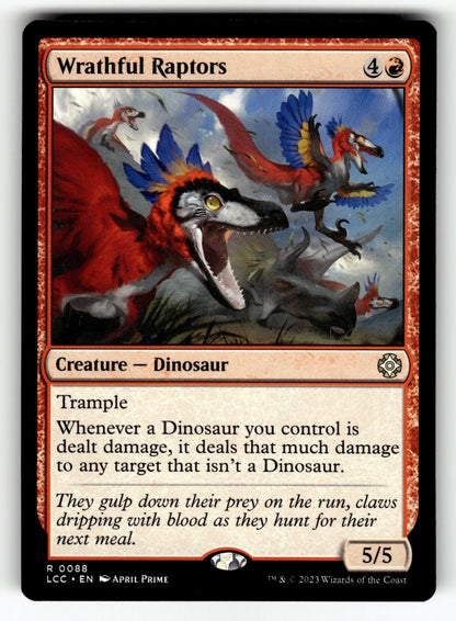 Wrathful Raptors – 88 LCC: Commander: The Lost Caverns of Ixalan R NM