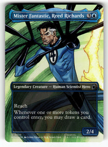 Mister Fantastic, Reed Richards (Borderless) – 320 MSH: Marvel Super Heroes U Foil NM