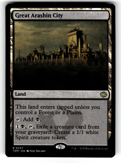 Great Arashin City – 257 TDM: Tarkir: Dragonstorm R NM