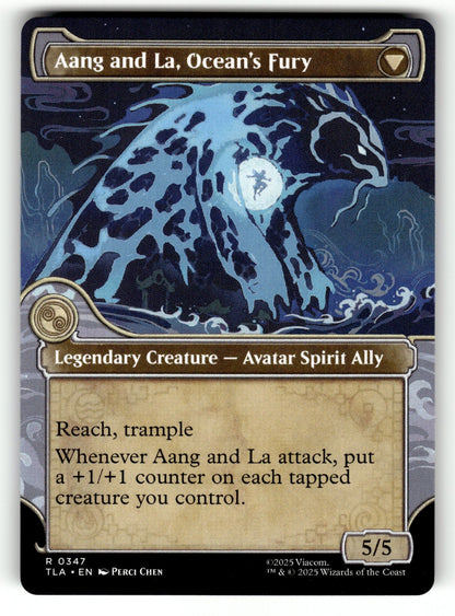 Aang, Swift Savior (Showcase) – 347 TLA: Avatar: The Last Airbender R NM (Back)