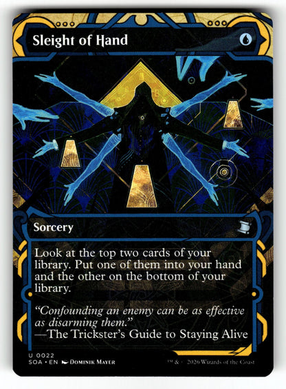 Sleight of Hand – 22 SOA: Secrets of Strixhaven: Mystical Archive U NM