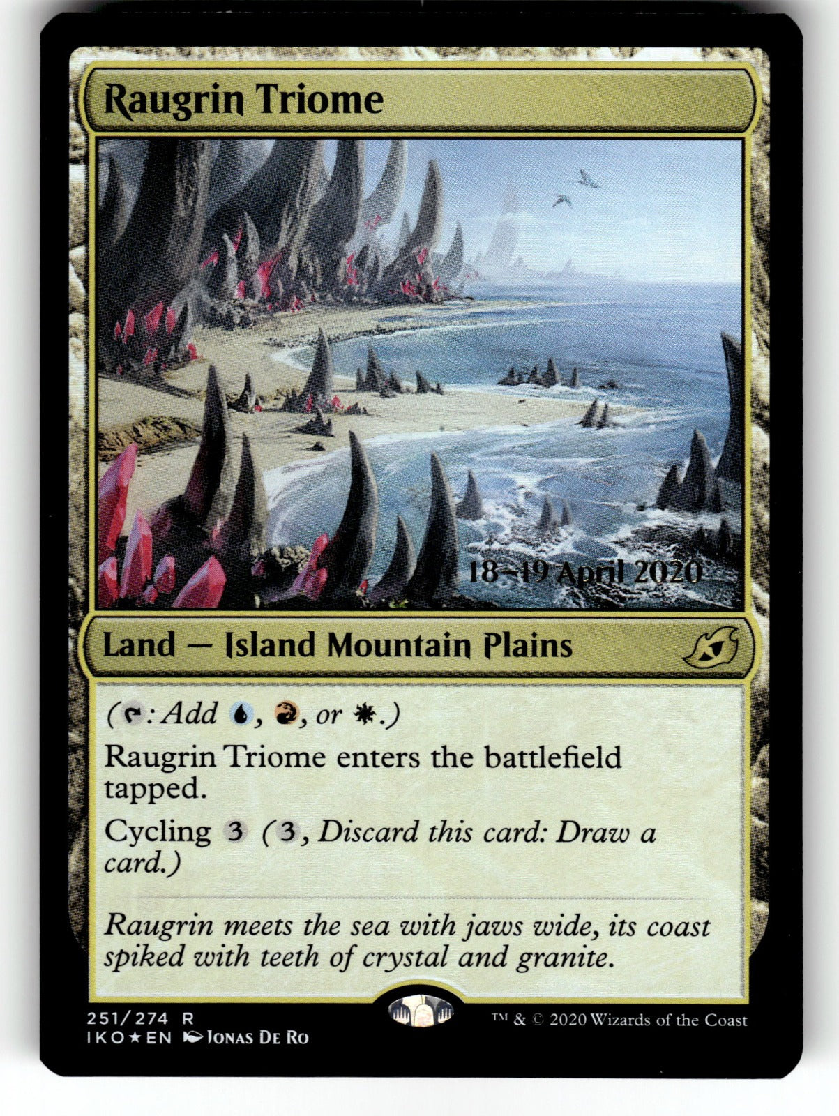 Raugrin Triome – 251 PRE: Prerelease Cards R Foil NM