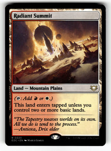 Radiant Summit – 23 EOC: Commander: Edge of Eternities R NM