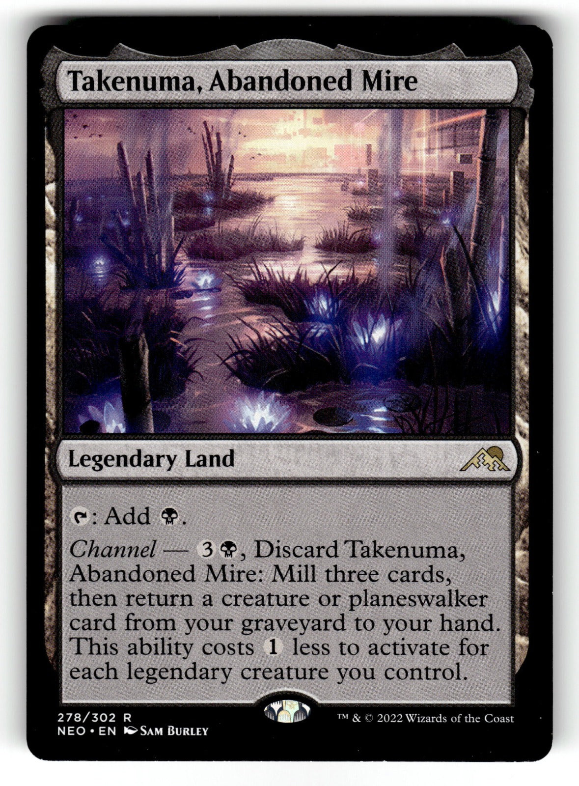 Takenuma, Abandoned Mire – 278 NEO: Kamigawa: Neon Dynasty R NM