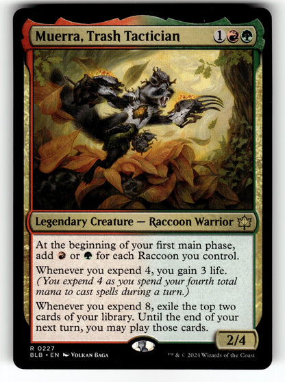 Muerra, Trash Tactician – 227 BLB: Bloomburrow R NM