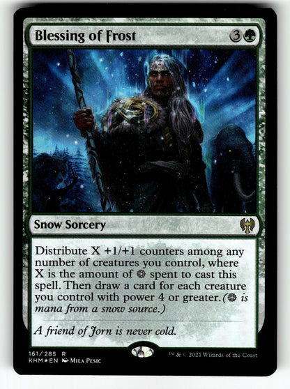 Blessing of Frost – 161 KHM: Kaldheim R Foil NM