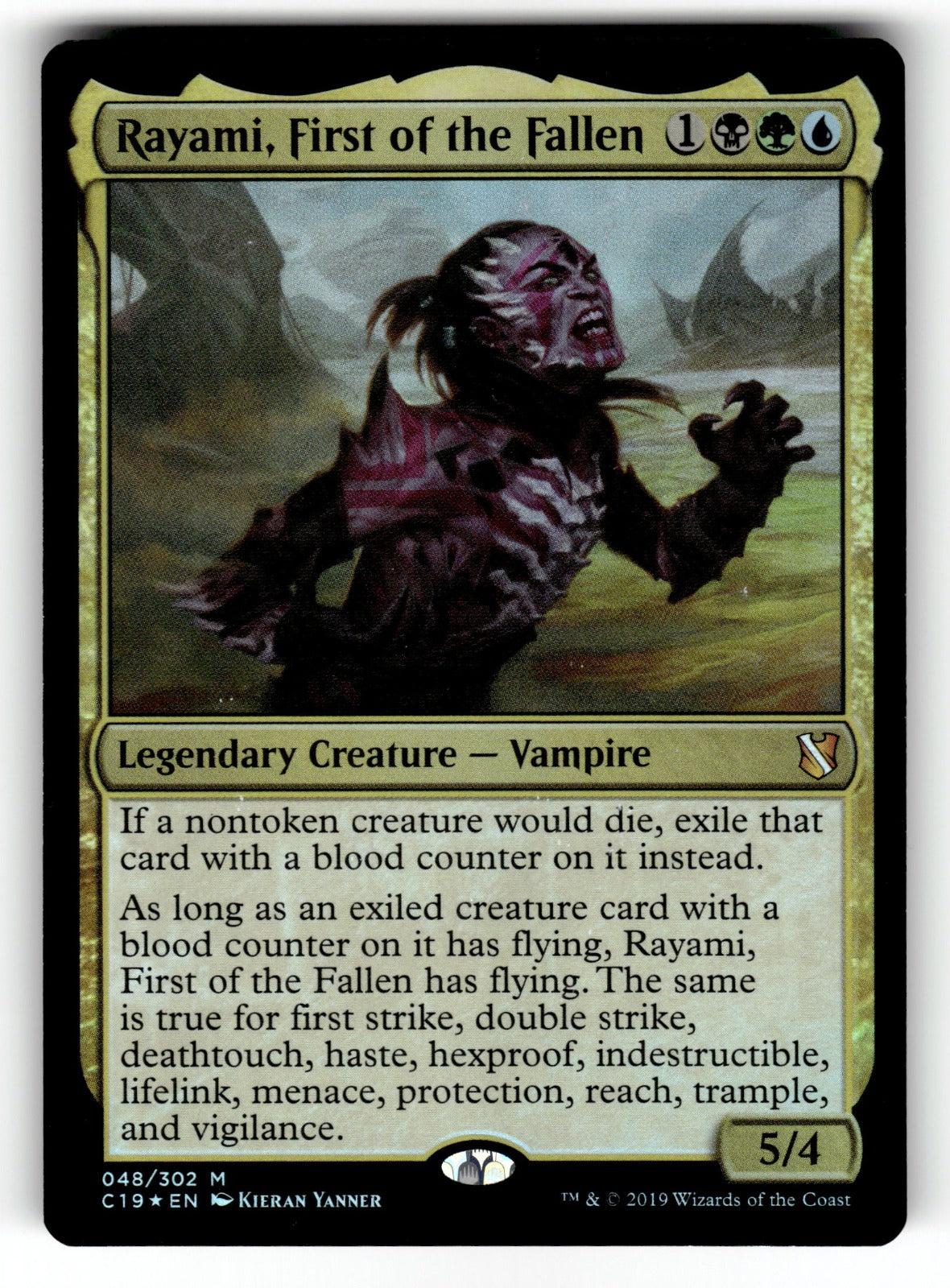 Rayami, First of the Fallen – 48 C19: Commander 2019 M FoilNM