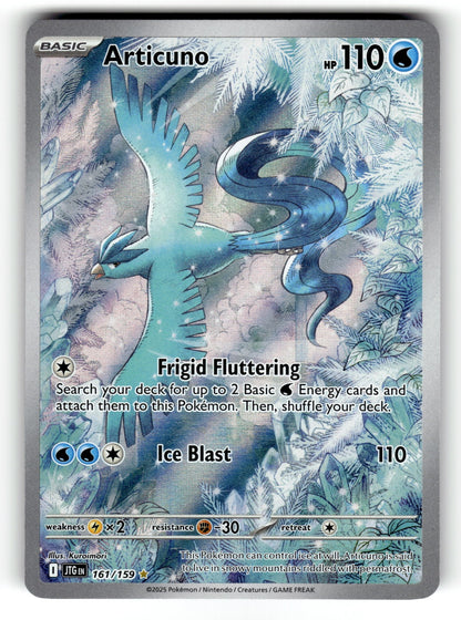 Articuno – 161/159 JTG: SV09: Journey Together Illustration Rare HoloNM