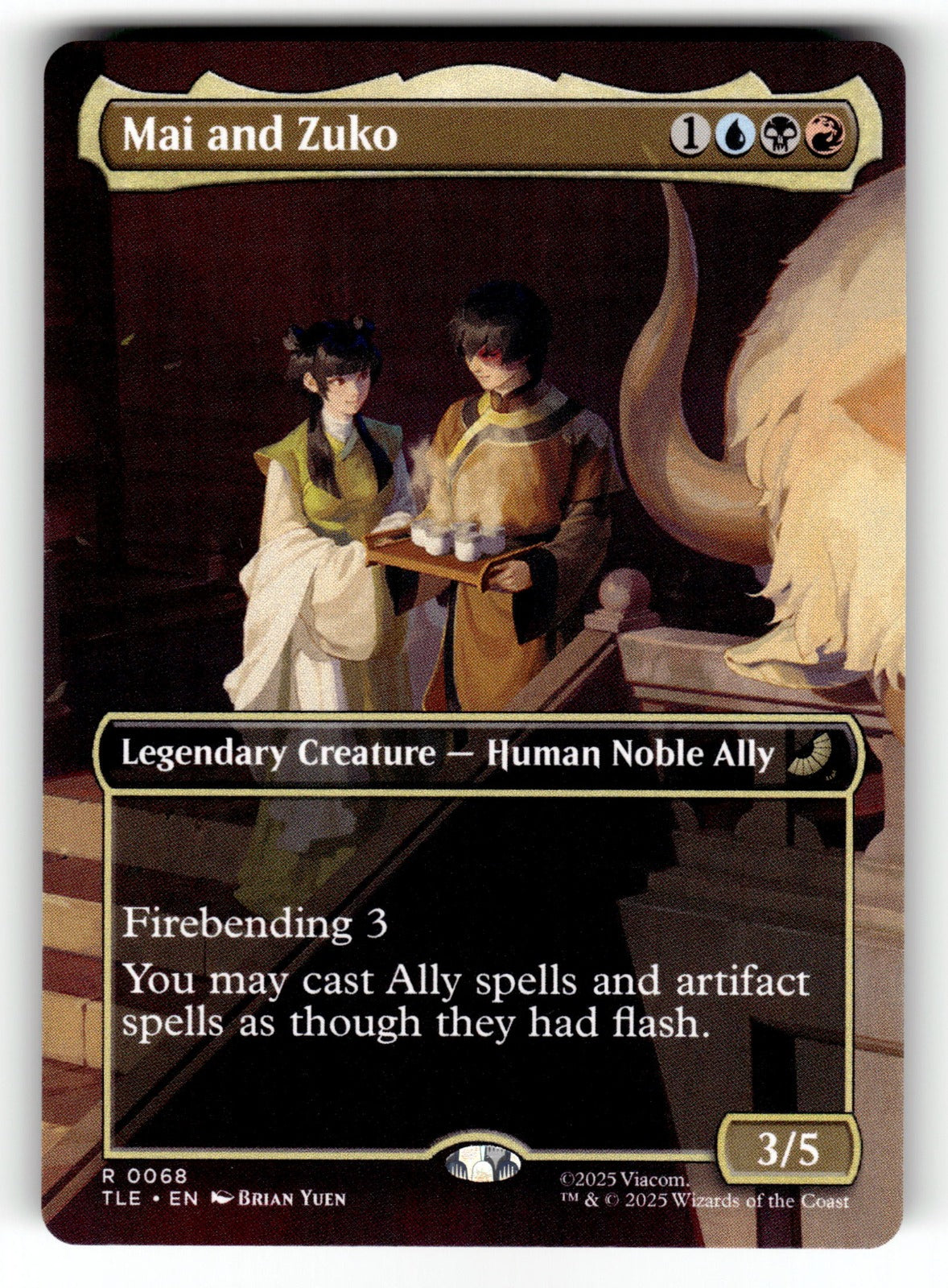 Mai and Zuko (Borderless) – 68 TLE: Avatar: The Last Airbender: Eternal-Legal R NM
