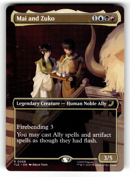 Mai and Zuko (Borderless) – 68 TLE: Avatar: The Last Airbender: Eternal-Legal R NM