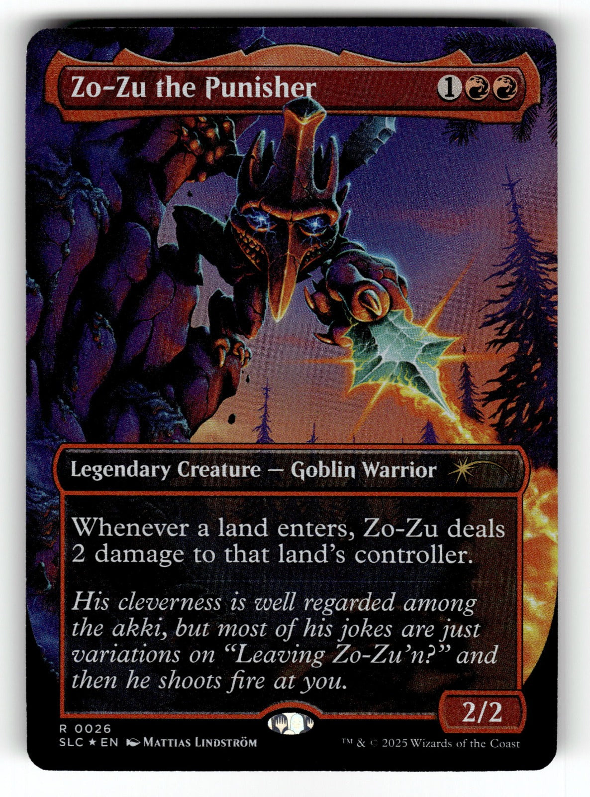 Zo-Zu the Punisher – 26 SLC: Secret Lair Countdown Kit R Foil NM