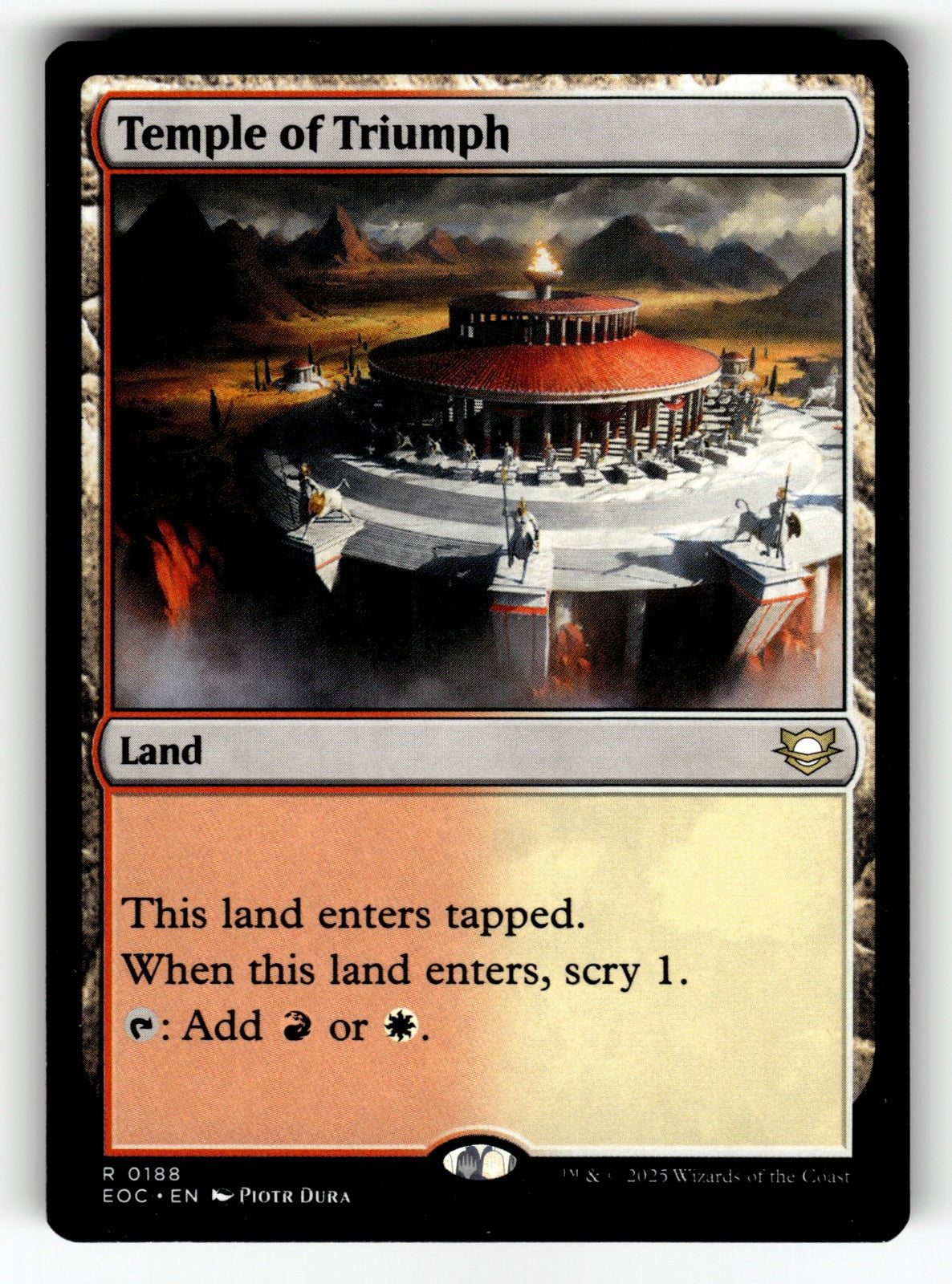 Temple of Triumph – 188 EOC: Commander: Edge of Eternities R LP