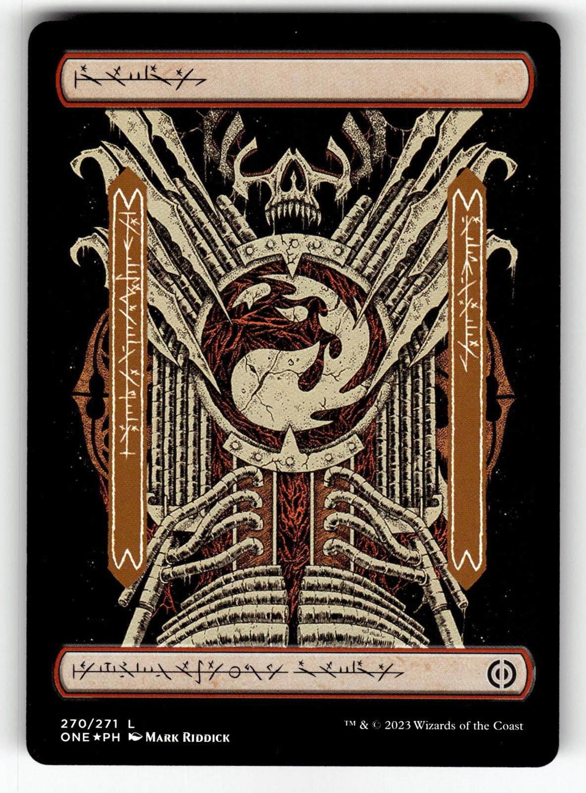 Mountain () - Full Art – 270 ONE: Phyrexia: All Will Be One L Foil NM