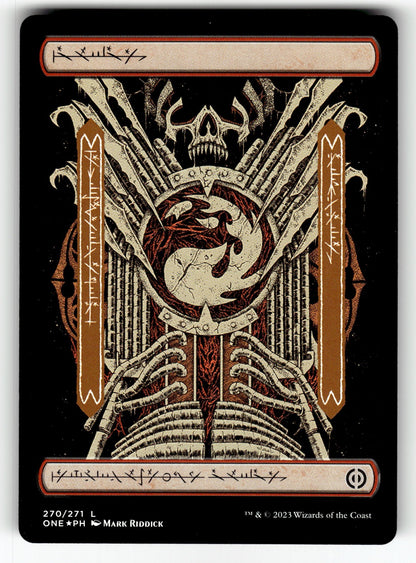 Mountain () - Full Art – 270 ONE: Phyrexia: All Will Be One L Foil NM