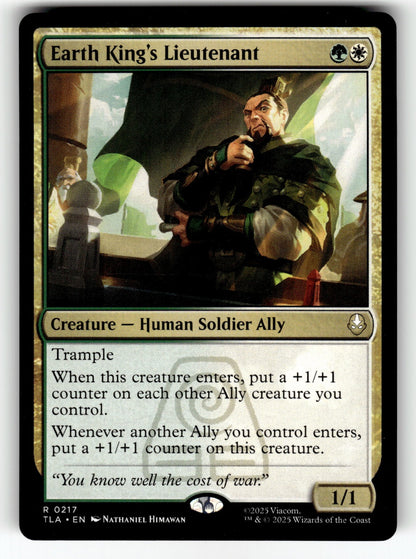 Earth King's Lieutenant – 217 TLA: Avatar: The Last Airbender R NM