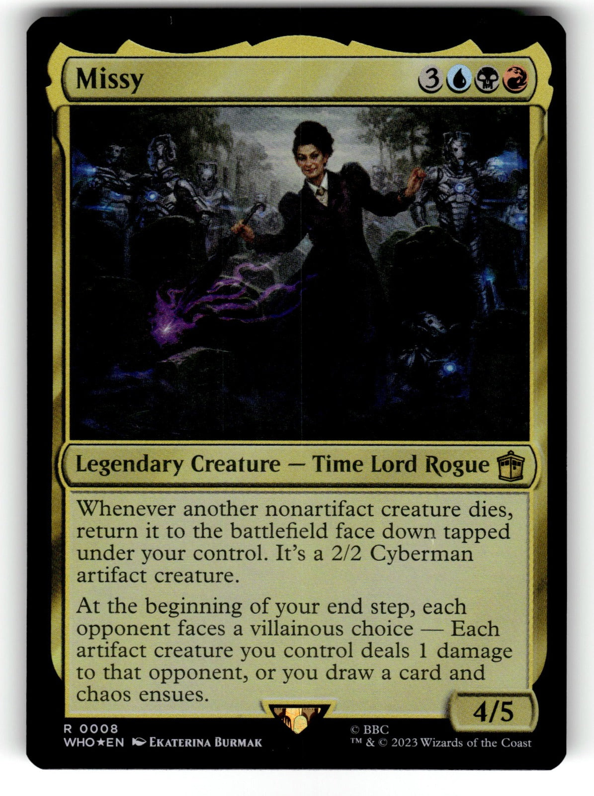 Missy – 8 WHO: Universes Beyond: Doctor Who R Foil LP