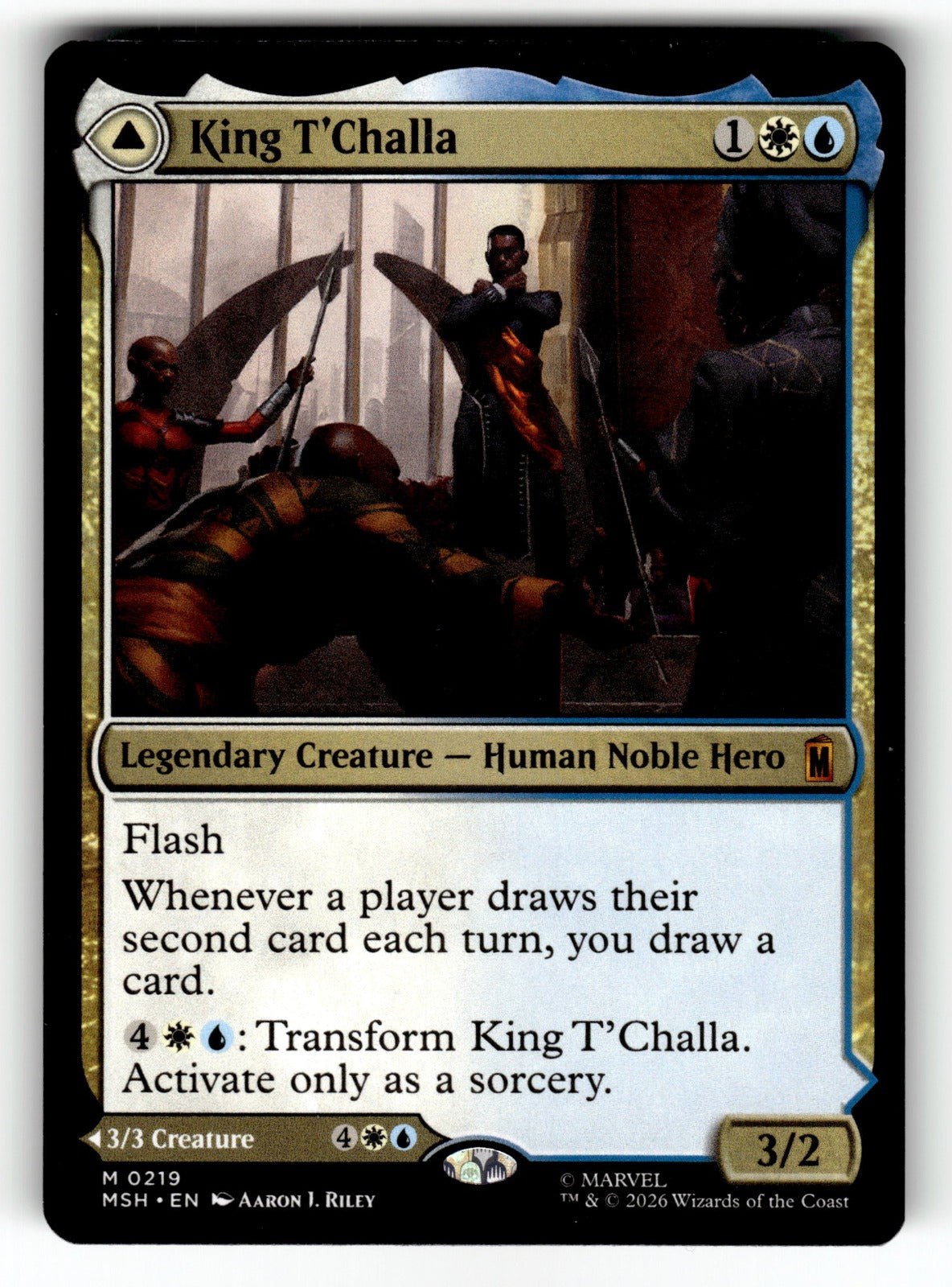 King T'Challa – 219 MSH: Marvel Super Heroes M NM