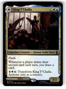 King T'Challa – 219 MSH: Marvel Super Heroes M NM