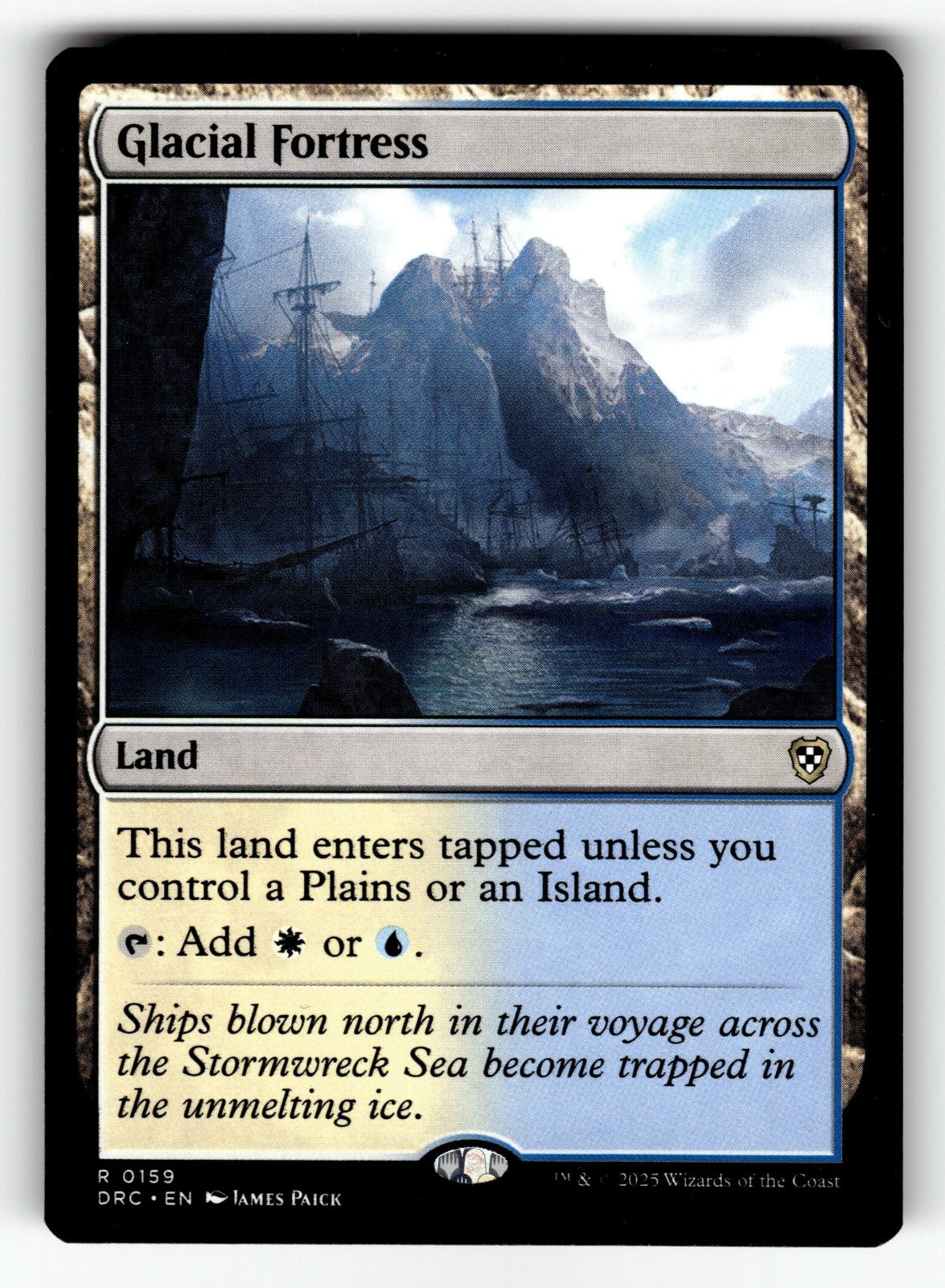 Glacial Fortress – 159 DRC: Commander: Aetherdrift R NM