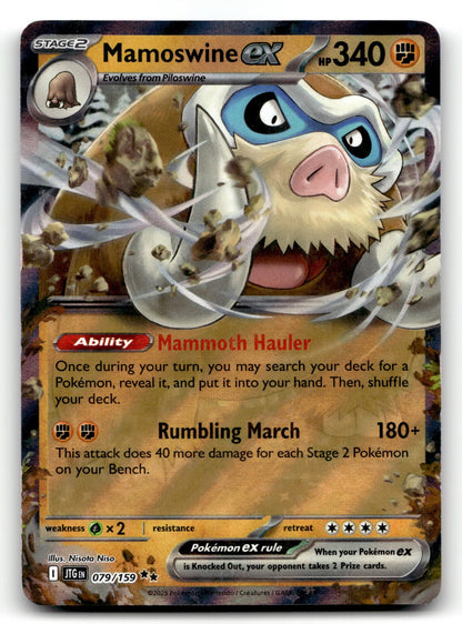 Mamoswine ex - – 079/159 JTG: SV09: Journey Together Double Rare HoloNM