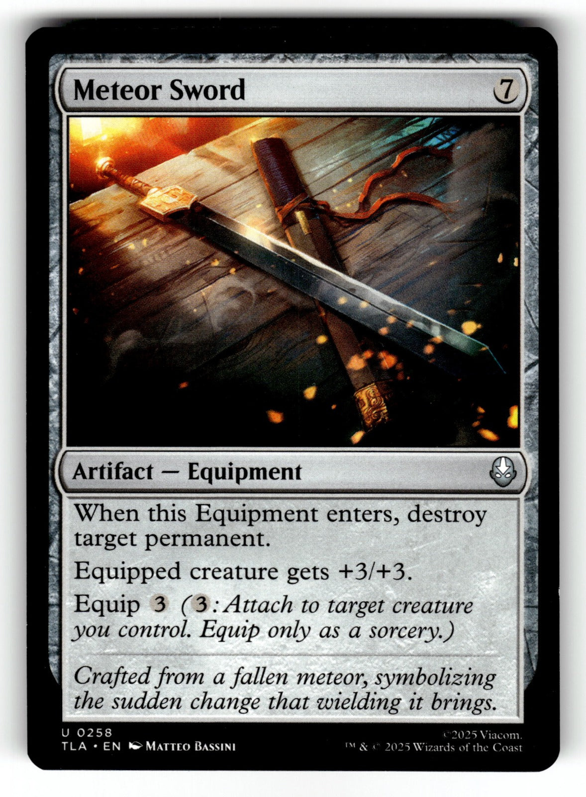 Meteor Sword – 258 TLA: Avatar: The Last Airbender U NM