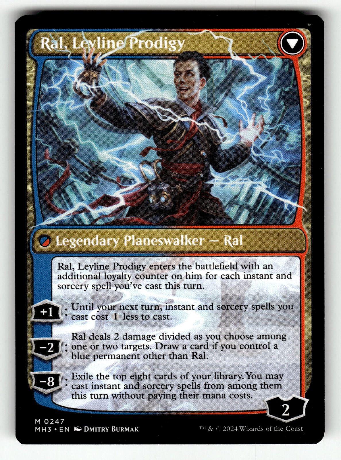 Ral, Monsoon Mage – 247 MH3: Modern Horizons 3 M NM (Back)