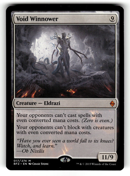 Void Winnower – 17 BFZ: Battle for Zendikar M LP