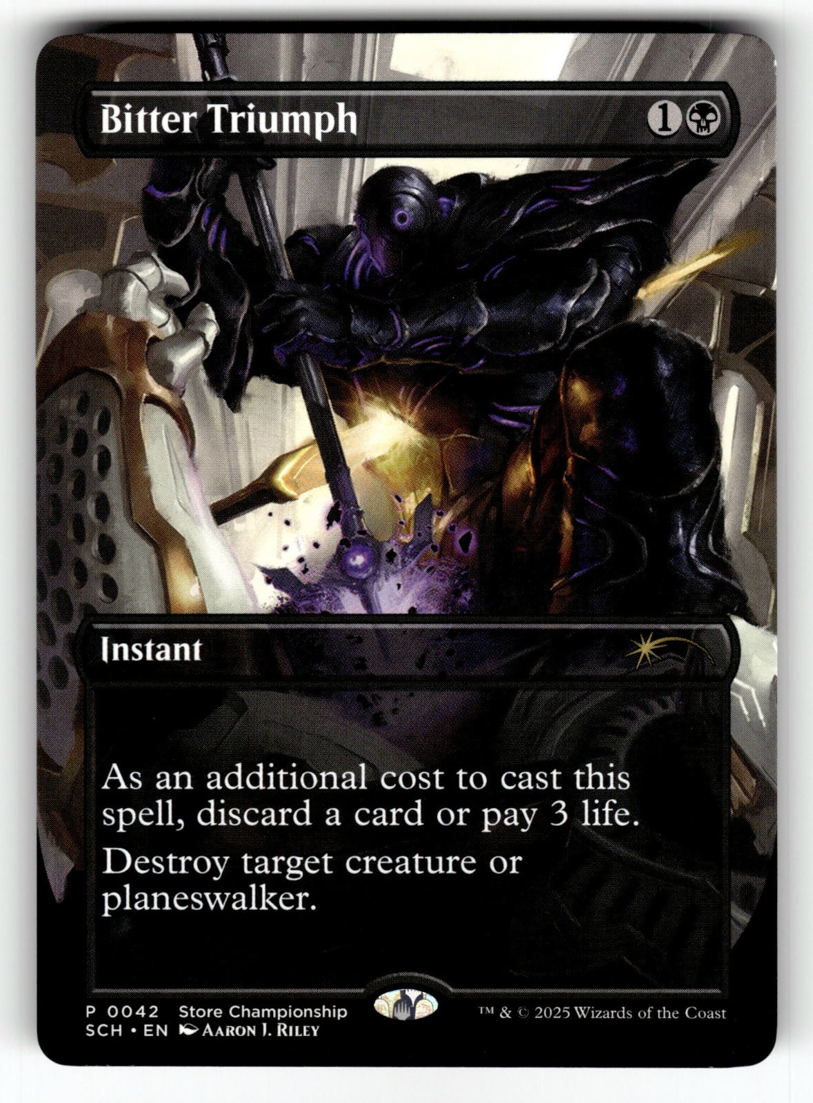 Bitter Triumph – 42 GAME: Game Day & Store Championship Promos P NM
