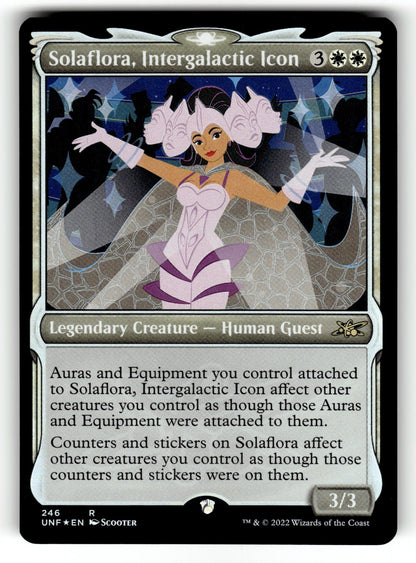 Solaflora, Intergalactic Icon (Showcase) – 246 UNF: Unfinity R Foil LP