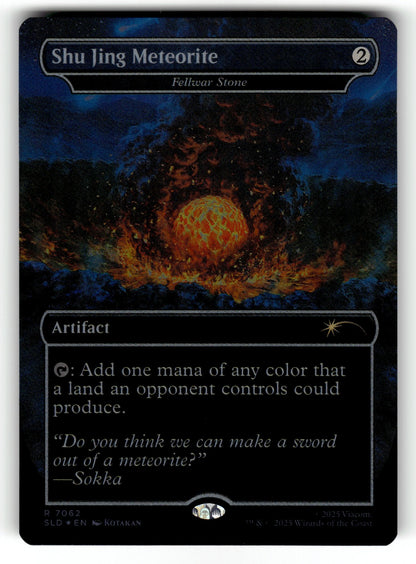 Shu Jing Meteorite - Fellwar Stone (Rainbow Foil) – 7062 SLD: Secret Lair Drop Series R Foil LP