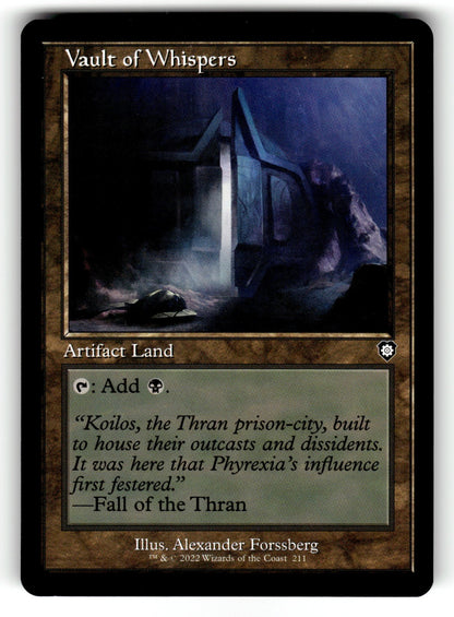 Vault of Whispers (Retro Frame) – 211 BRC: Commander: The Brothers' War C NM