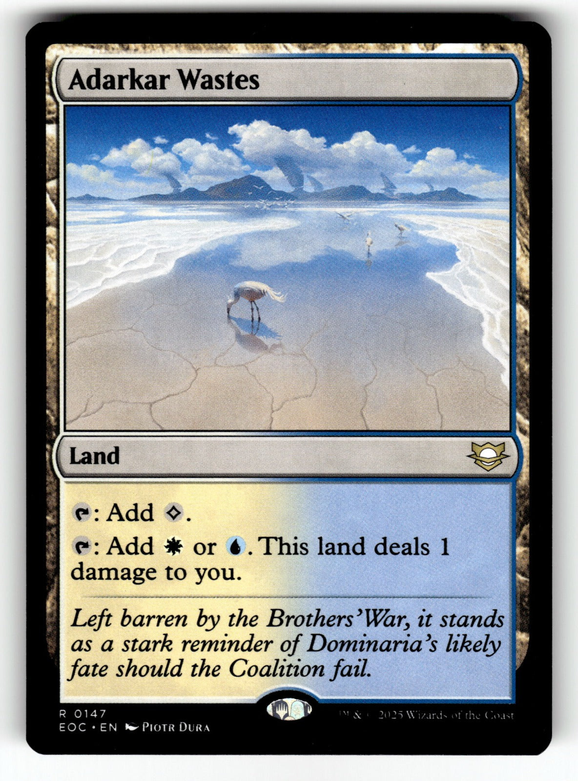 Adarkar Wastes – 147 EOC: Commander: Edge of Eternities R NM