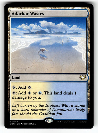 Adarkar Wastes – 147 EOC: Commander: Edge of Eternities R NM