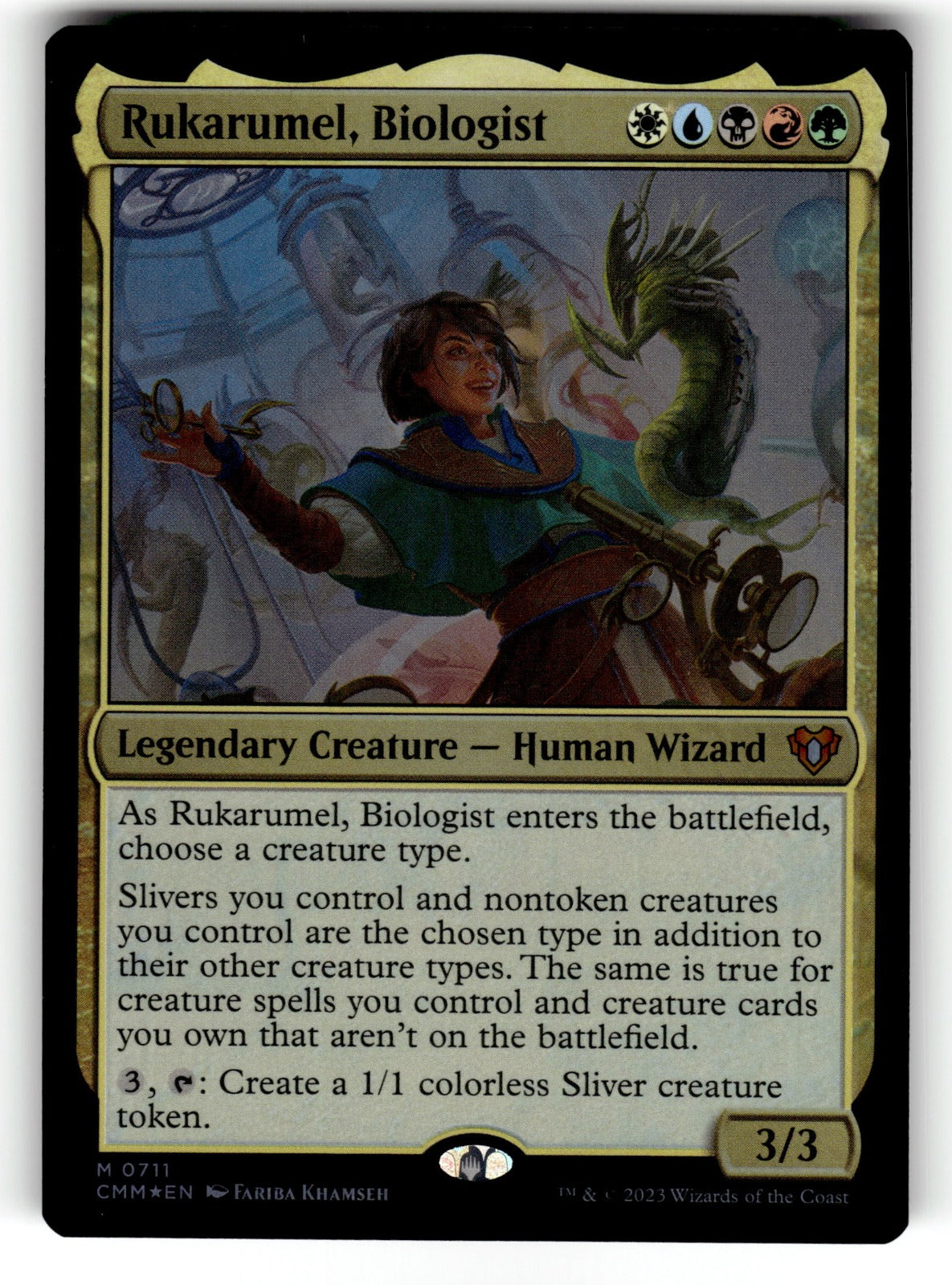 Rukarumel, Biologist – 711 CMM: Commander Masters M Foil NM