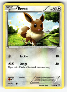 Eevee – 63/98 AOR: XY - Ancient Origins Common MP