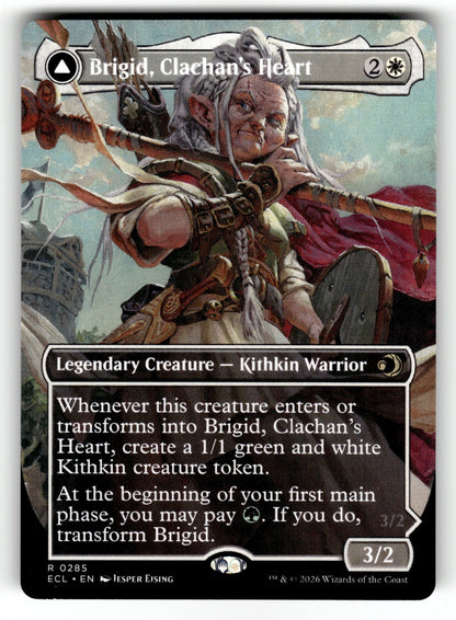 Brigid, Clachan's Heart (Borderless) – 285 ECL: Lorwyn Eclipsed R NM