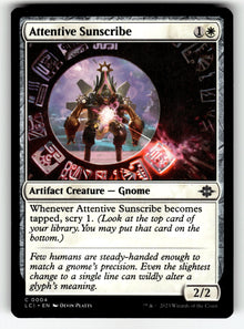 Attentive Sunscribe – 4 LCI: The Lost Caverns of Ixalan C NM