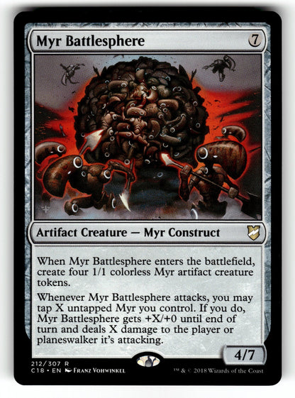 Myr Battlesphere – 212 C18: Commander 2018 R NM