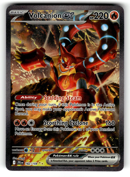 Volcanion ex – 182/159 JTG: SV09: Journey Together Special Illustration Rare Holo LP