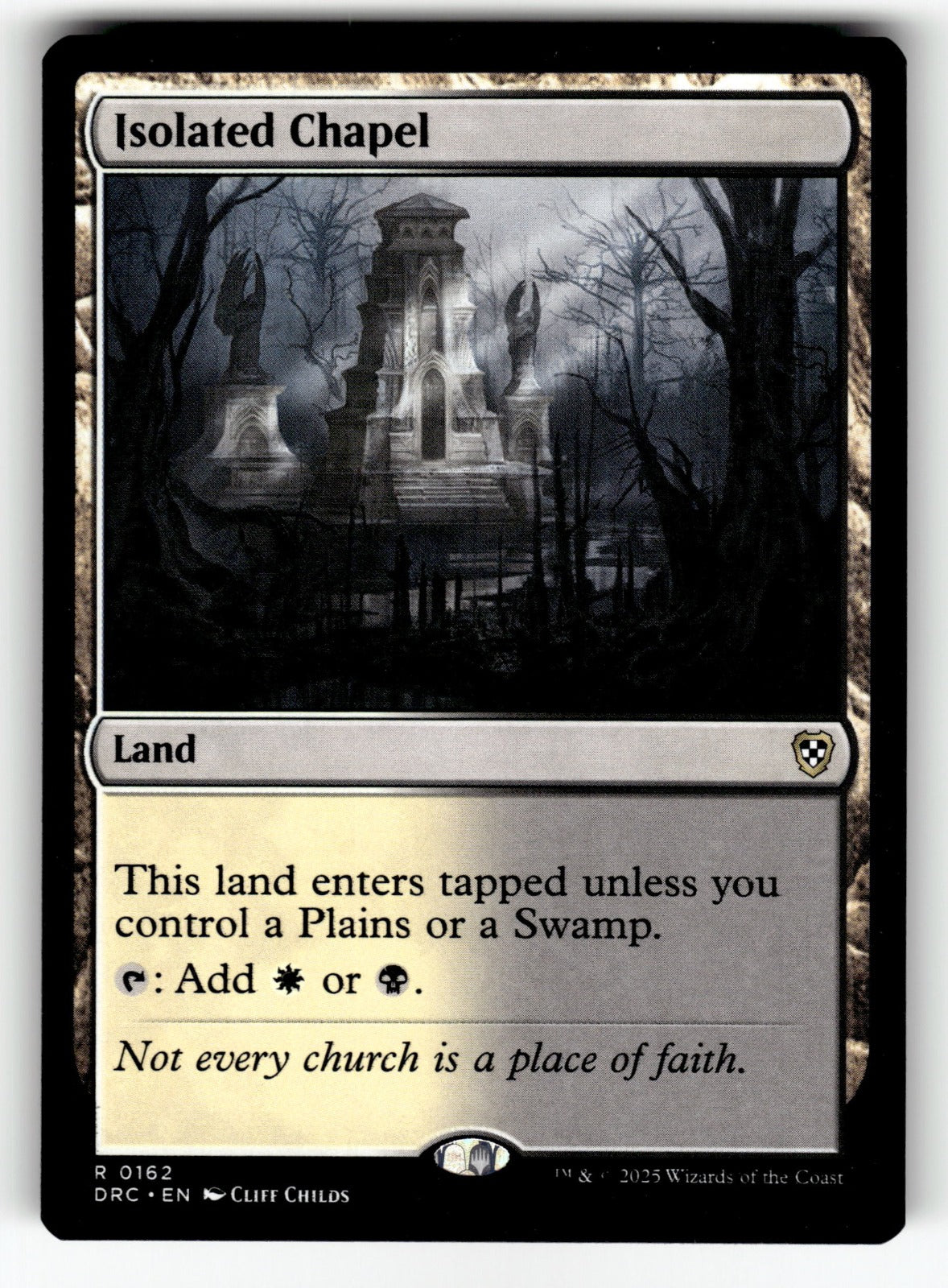 Isolated Chapel – 162 DRC: Commander: Aetherdrift R NM
